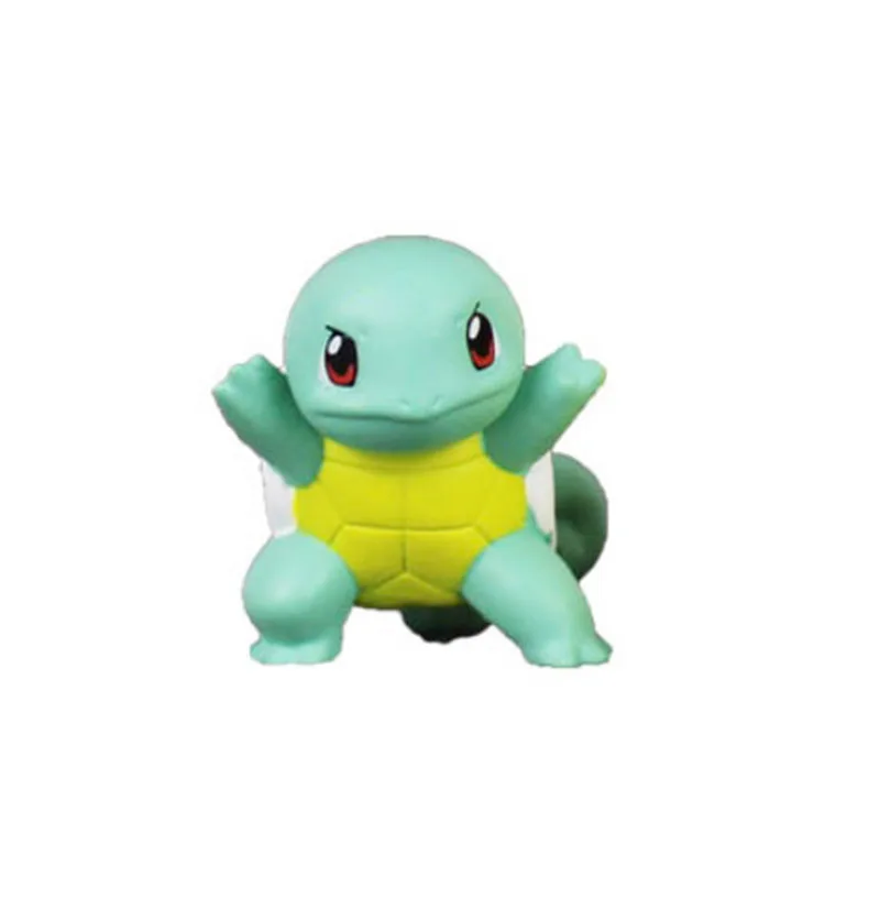 TAKARA TOMY Покемон 27 стилей фигурки покемон Squirtle Charmander Bulbasaur Greninja Аниме Фигурка модель игрушка подарок для детей - Цвет: Бургундия