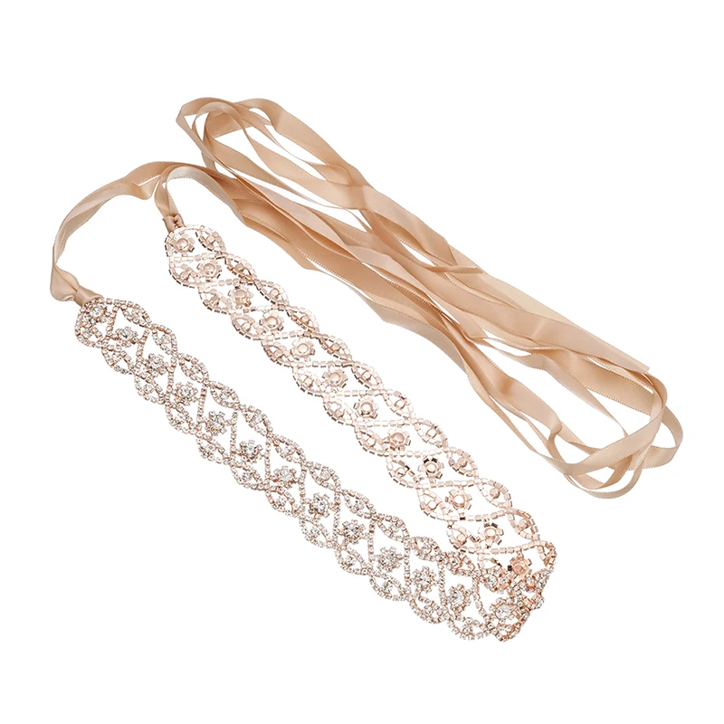 Роза золотистого цвета Стразы цветочное искусственное Свадебное Украшение