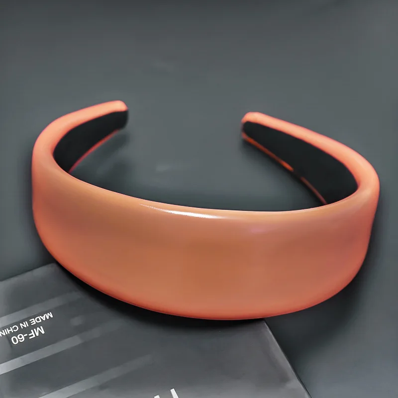 Обруч для волос из ПУ кожи Женский Модный ободок ручной работы аксессуары |