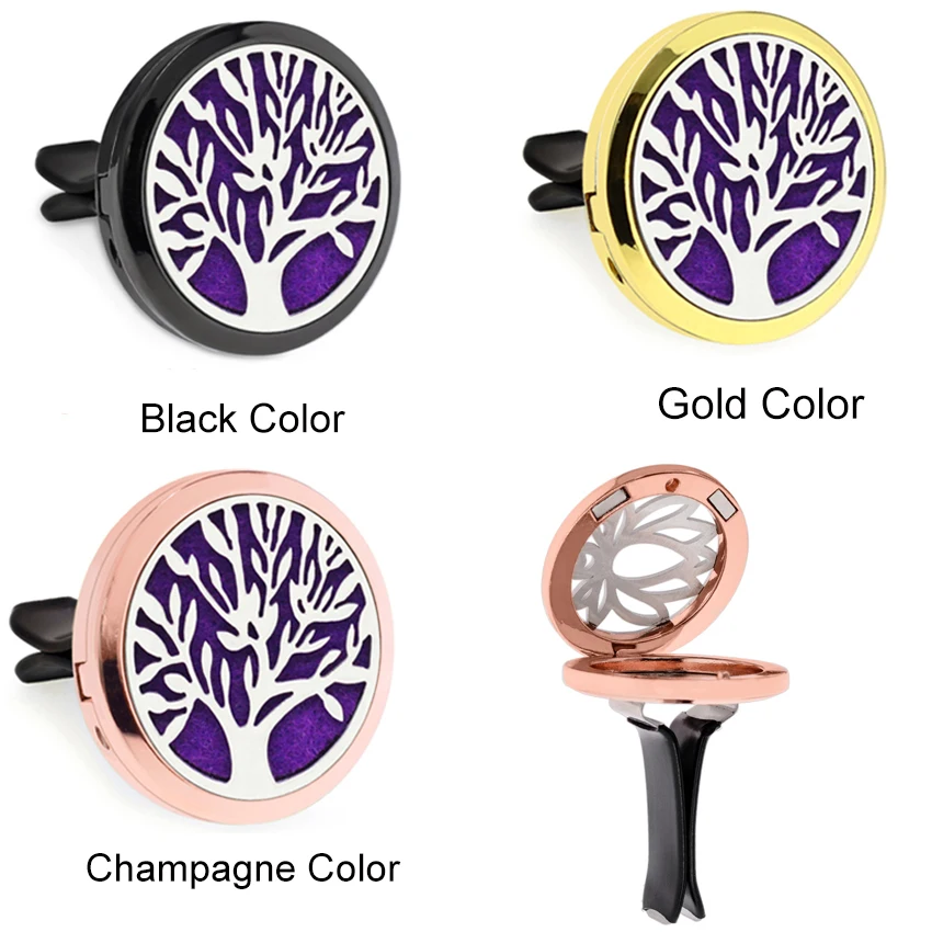 Древо жизни Авто диффузор Vent клип автомобильный освежитель воздуха золотистый и