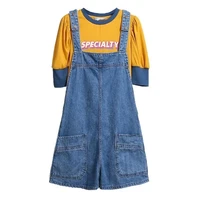 casual overalls denim shorts women summer loose washed short pants female oversize shorts jeans streetwear clothes y2k summer