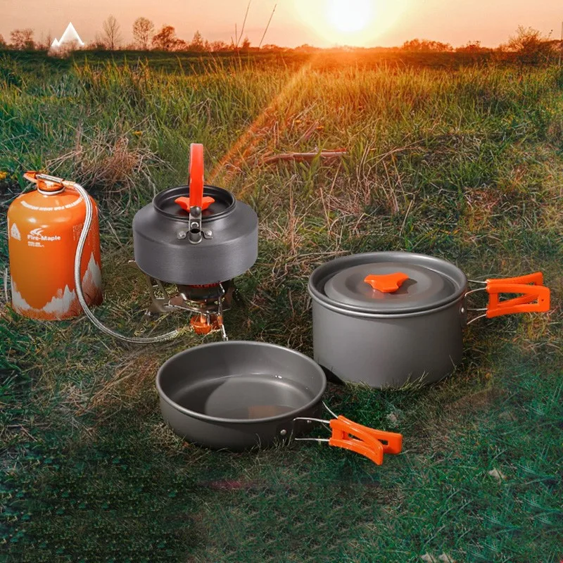 Ультра светильник из алюминиевого сплава для кемпинга 4 шт. 0 6 кг набор посуды