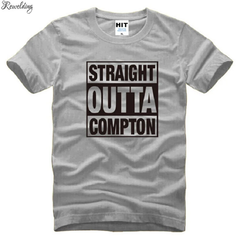 Футболка NWA Мужская прямая из чистого хлопка тенниска с коротким рукавом и