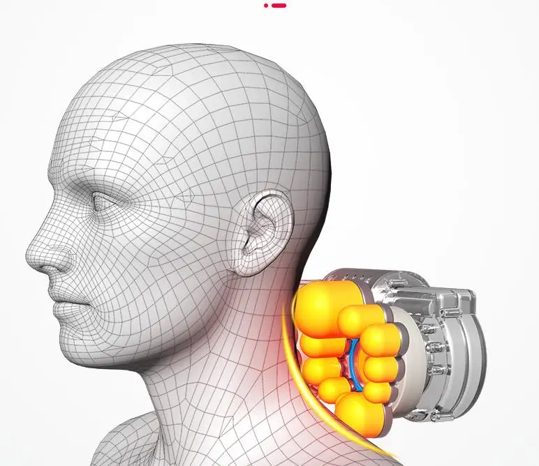 Массажер шейного позвонка для шеи плеч талии спины электрический массажер