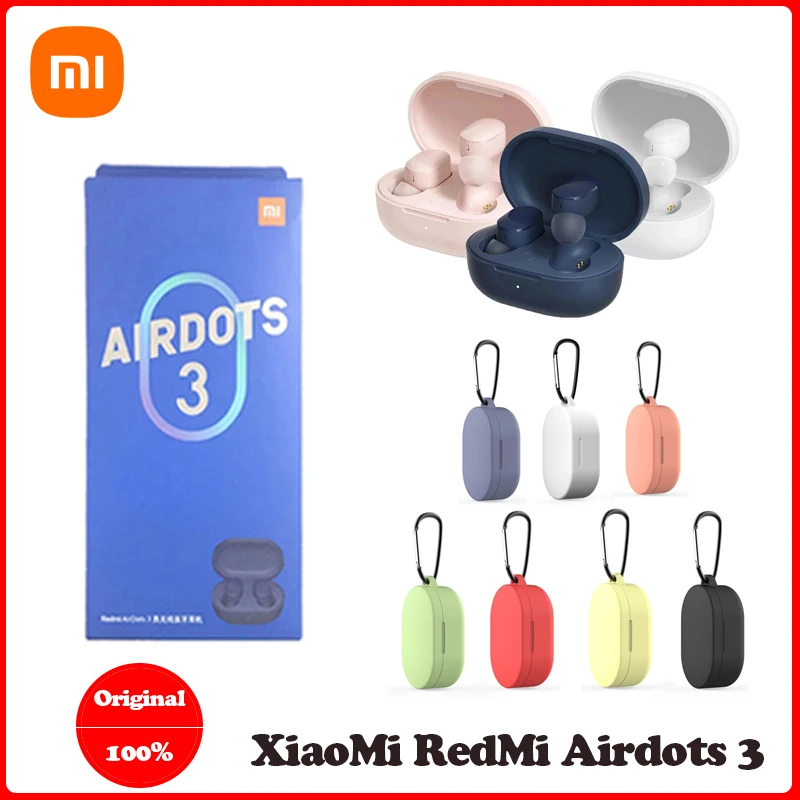 

Original Xiaomi Airdots 3 TWS True Wireless Earphones Bluetooth 5.2 Redmi Airdots Noise Cancelling Stereo In-Ear MI Ture Earbuds