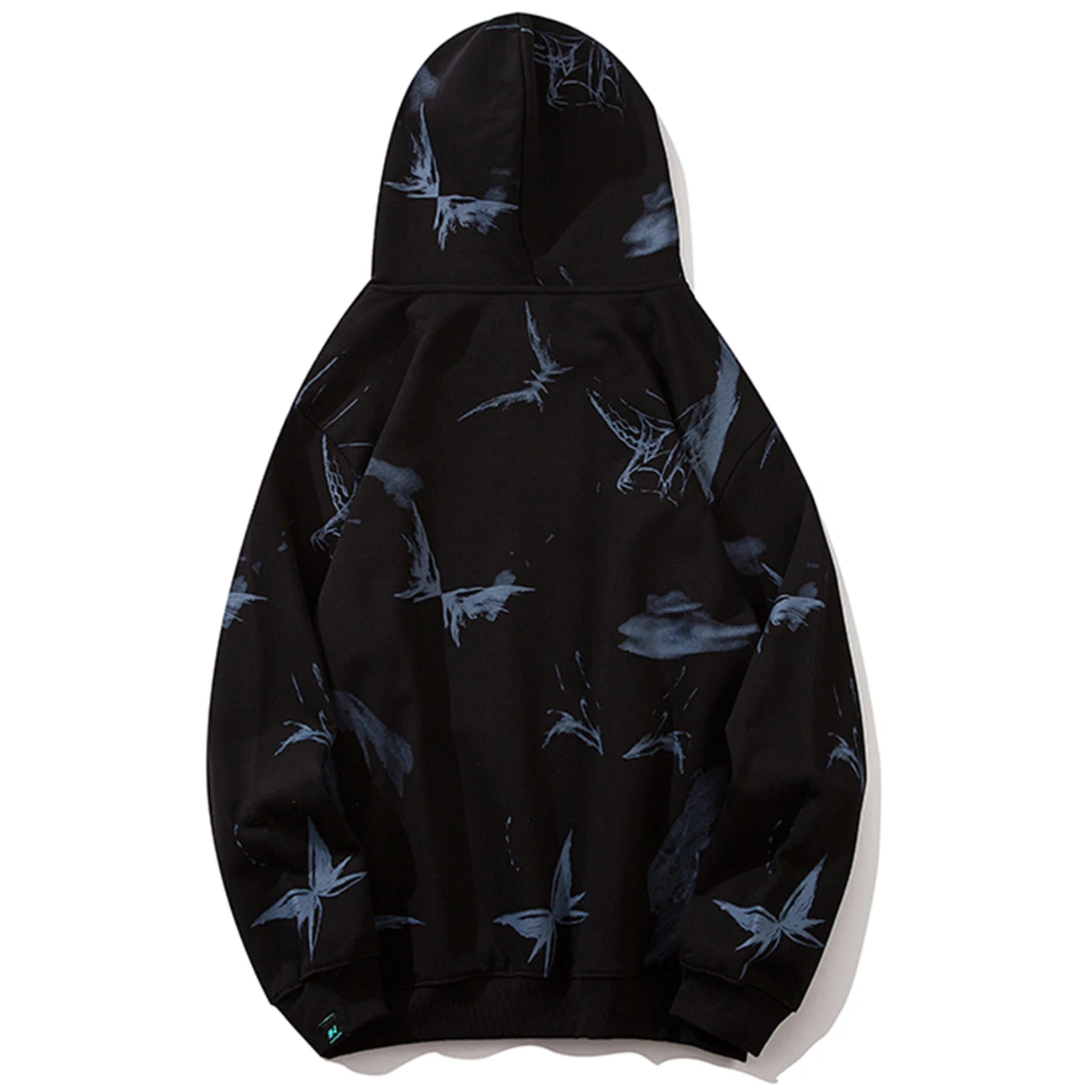 Толстовка в стиле Харадзюку мужская рубашка с рисунком бабочки Зимний пуловер