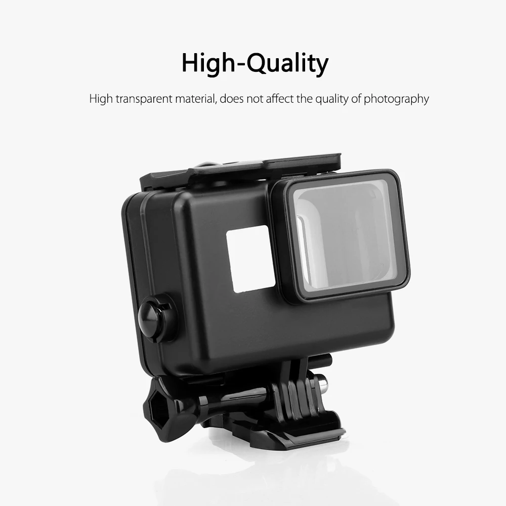 Vamson для Gopro Hero 7 6 5 черный комплект аксессуаров Водонепроницаемый защитный корпус чехол для дайвинга 60 м для Go pro 7 6 5 камера VP633