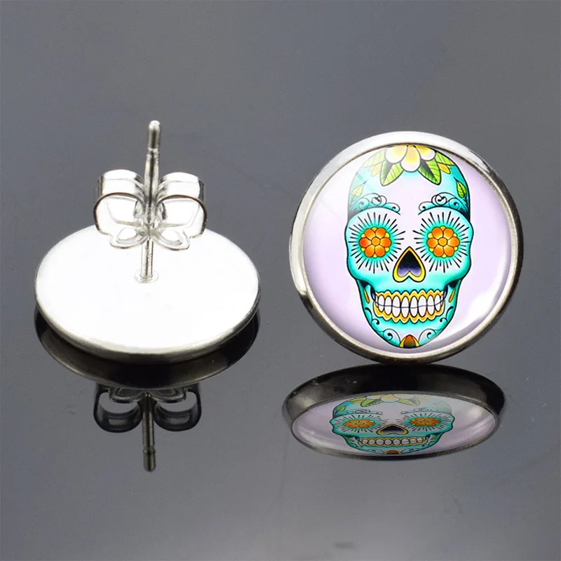 Модные женские ювелирные изделия мексиканское народное искусство сахарные