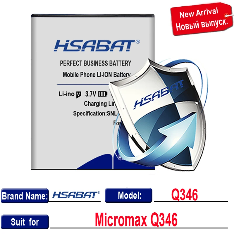 Аккумулятор HSABAT 2400 мАч Q346 Для Micromax Q346|battery for|battery for micromax2400mah battery |