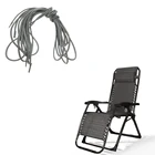 Сменная ткань для кушетки Tessforest и 4 кружевные детали для пляжного кресла для стула 160x43 см с ромбом