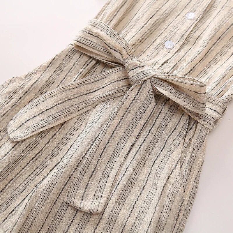 

Toddler Kids Baby Girls Clothes Summer New Short Sleeve Romper Bodysuit Children Stripe Outfit Clothes