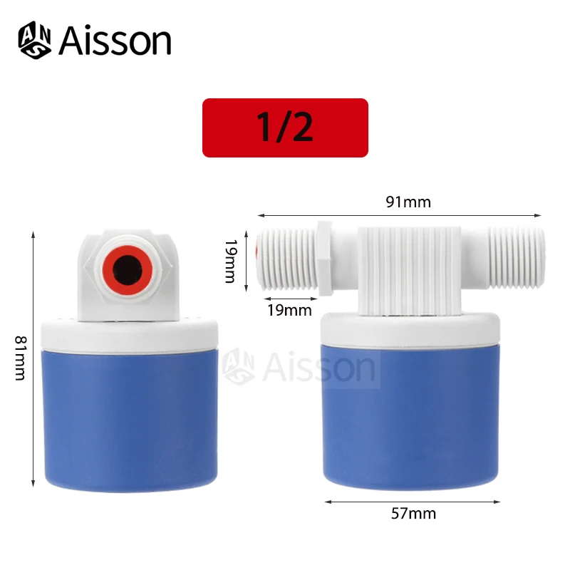 1/2&quot 3/4&quot 1inch Automatic Float Valve Water Level Control Switch Horizontal Inflow Installed Inside Tower Tank | Обустройство