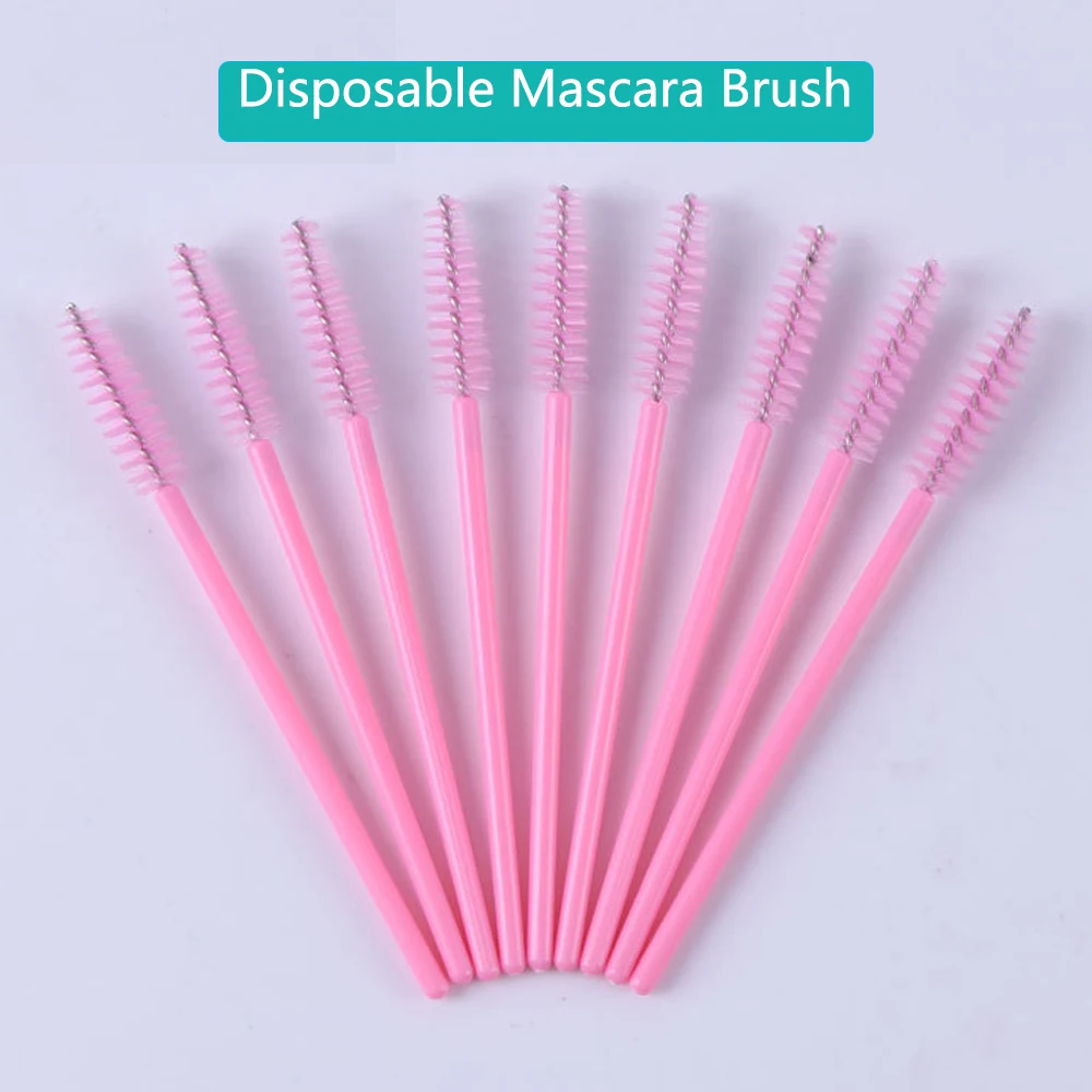 Eyelash Brush Makeup Brushes Disposable Mascara Wands Applicator Eye lashes Cosmetic For maquiagem | Красота и здоровье