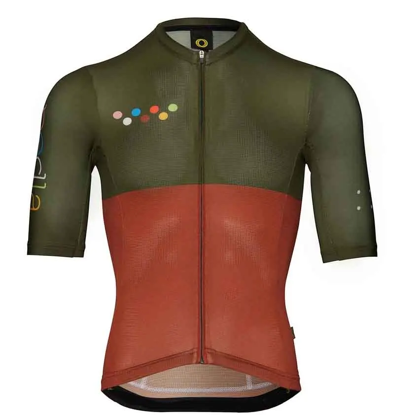 2021 Джерси с коротким рукавом летняя зеленая одежда для велоспорта дышащая