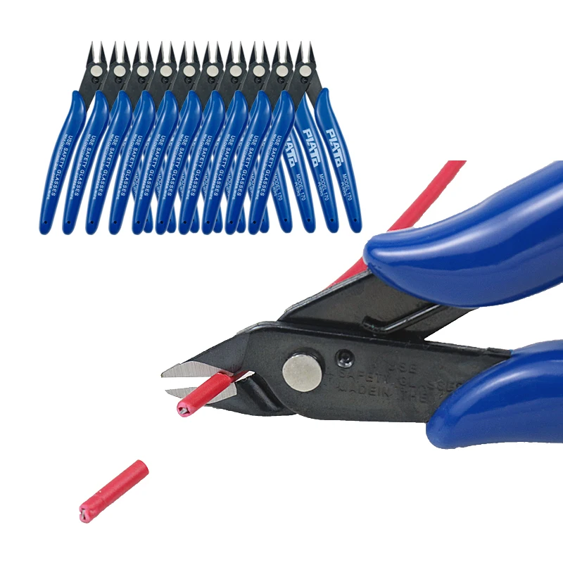 Электронные диагональные плоскогубцы кусачки для проводов Нескользящие боковые