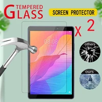 2 pcs tempered tablet glass film for huawei matepad t8 9h premium screen protector protective film