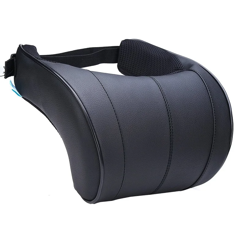 

Pu Leather Auto Car Neck Pillow Memory Foam Filling Seat Headrest Cushion Pad Neck Rest Head Protection Neck Support Pillow