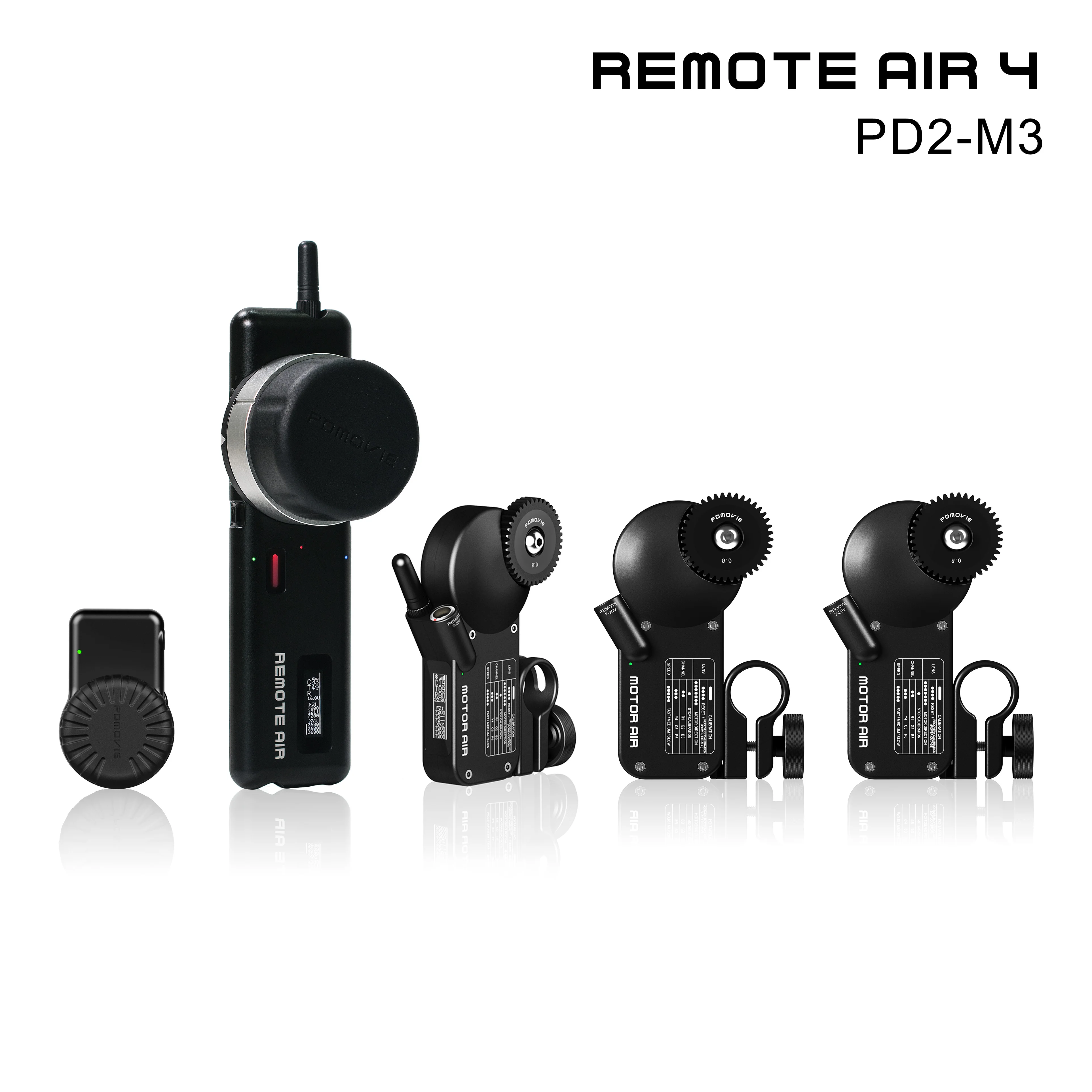 PD2-M3 PDMOVIE дистанционного воздуха 4 беспроводной фоллоу-фокус Поддержка bluetooth и 2,4G соединения для кино объектив камеры или зеркальные камеры - Цвет: PD2-M3