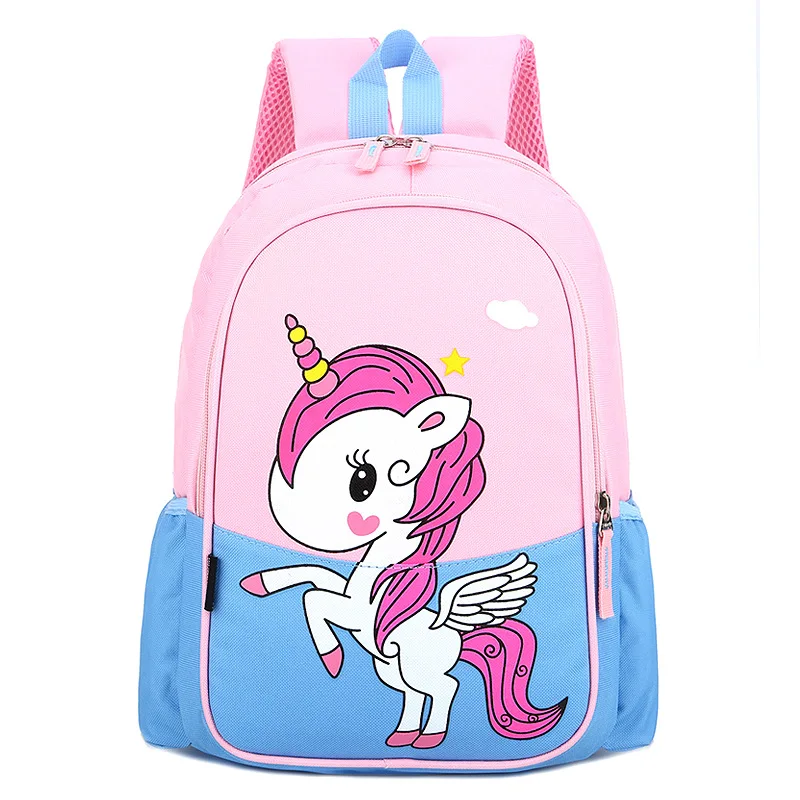 Girls Backpack Cartoon Unicorn Kids School Anime Backpack New Child School Bags for Teenage Waterproof Nylon Primary Girls Bags