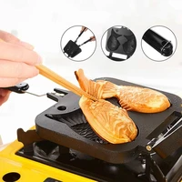 taiyaki japanese fish shaped bakeware bread pan maker 2 cast home cake tools