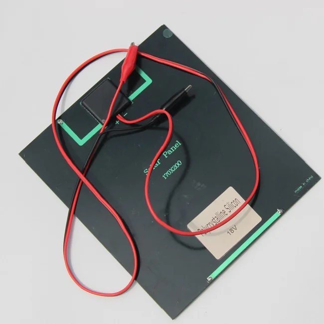 6 Вт 18 в монокристаллическая Солнечная Панель зарядное устройство + 1 м кабель