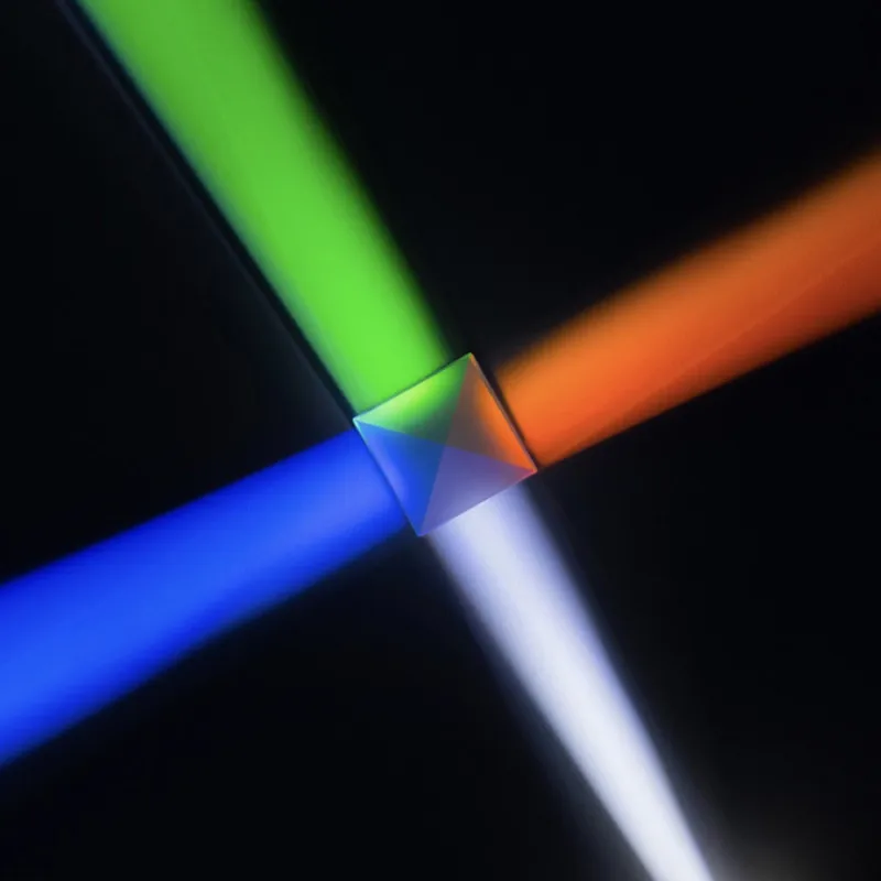Оптическое стекло призма RGB дисперсия спектр образовательная модель открытый фотографировать фильтр фото фотография