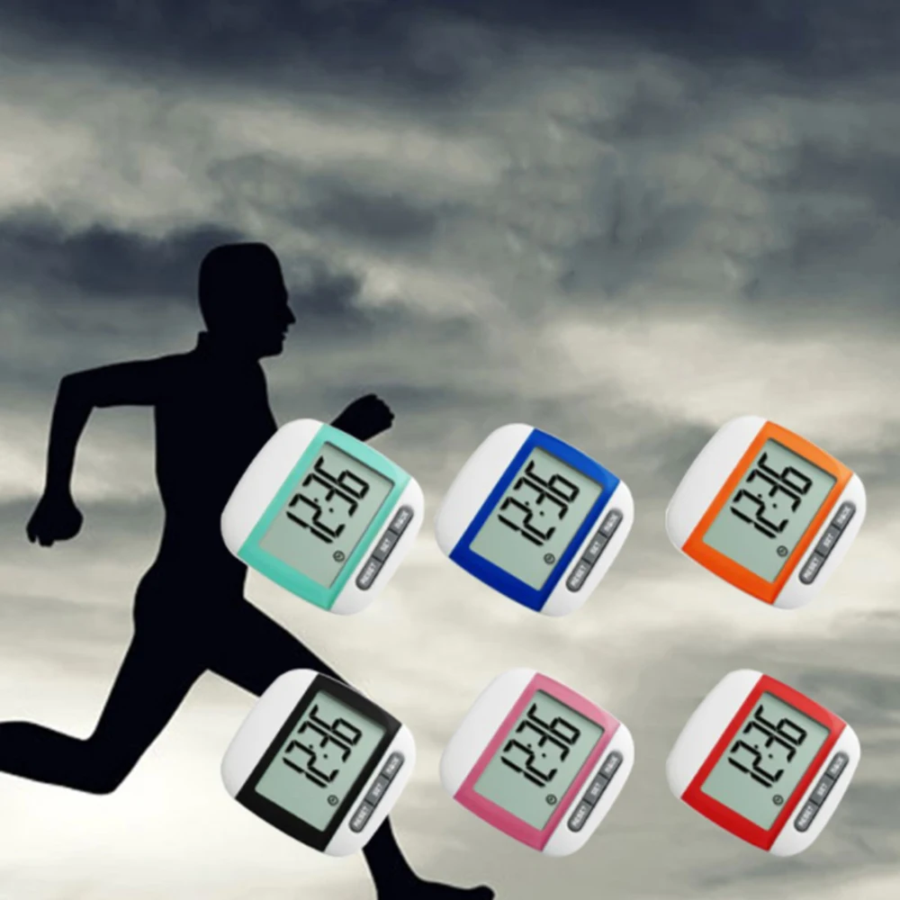 

Waterproof Walking Step Counter Movement Calories Counter Multi-Function Digital Pedometer For Running