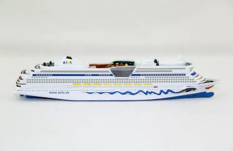 1/1400 Siku Aida Круизный корабль из сплава металла Cruiseliner миниатюрная Реплика, модель для детей, подарки на лодке