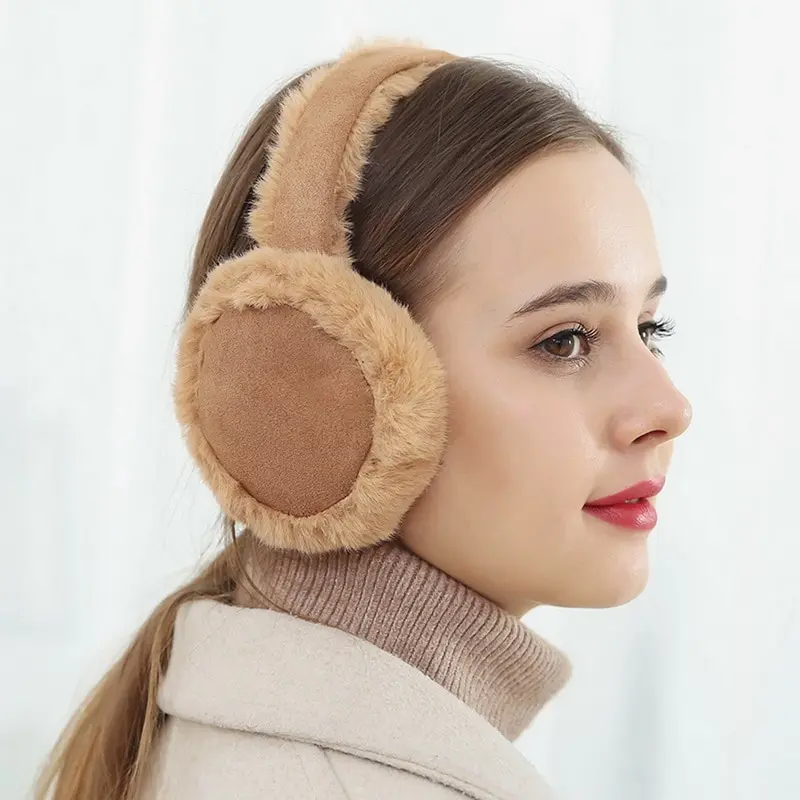 

Women Winter Warm Earmuffs Headbands Ear Protector Warmer Outdoor Plush Earmuff Sequin Earmuffs Fluffy Foldable Earflap
