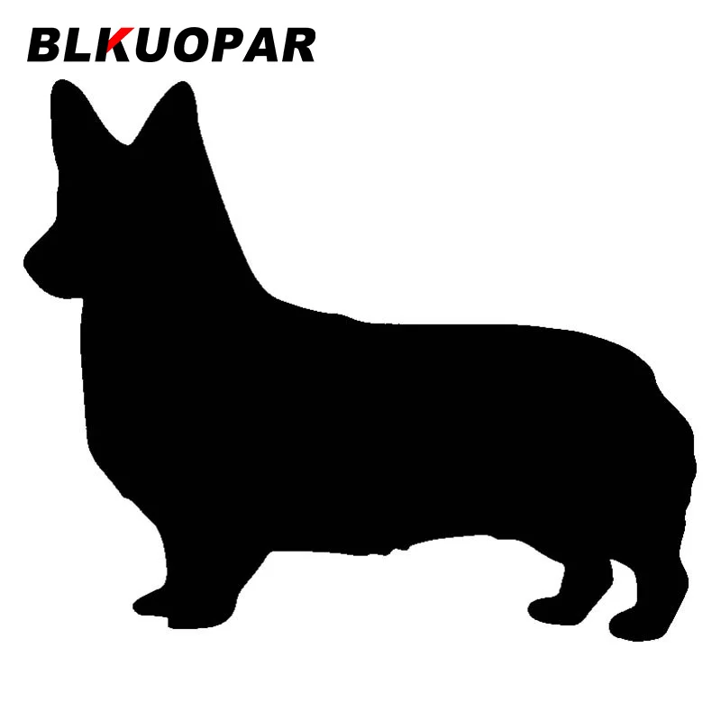 

BLKUOPAR Corgi стикер на машину с собакой индивидуальная устойчивая к царапинам наклейка водонепроницаемая защита для окон холодильника мотоцик...