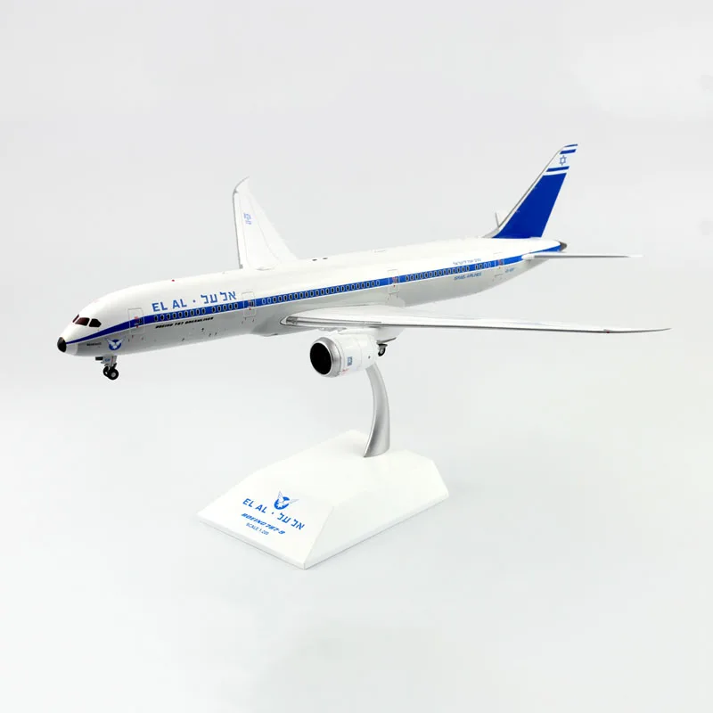 

Модель самолета 1/200 Air Израиль Airline EL AL, модель самолета 787 B787 с базовым шасси, коллекционная игрушка самолета из сплава