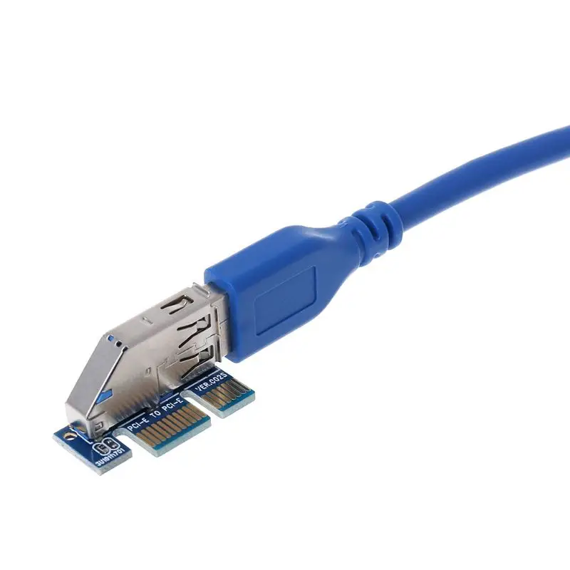 Адаптер для расширения PCIE переходная карта PCI Express USB 3 0 Raiser Riser E Extender X1 на двойной