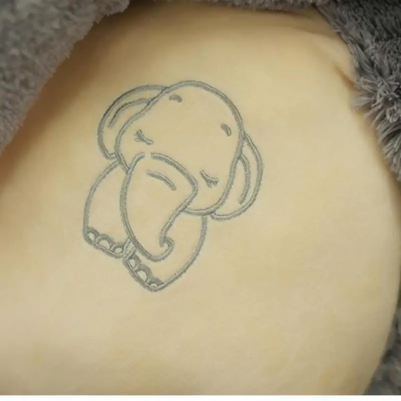 Гигантский Коричный серый мягкий большой уши длинный плюшевый слон игрушки