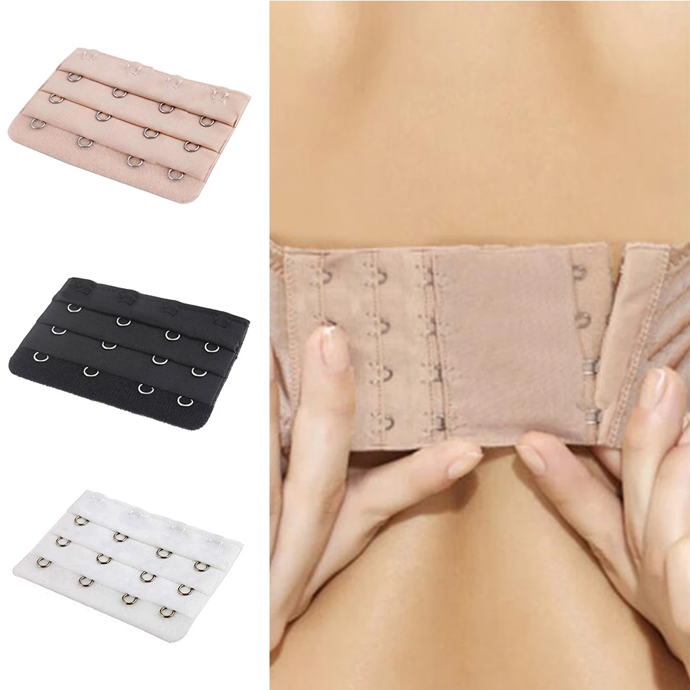 3 шт./лот РЕГУЛИРУЕМЫЙ УДЛИНИТЕЛЬ для бюстгальтера разных цветов с застежкой