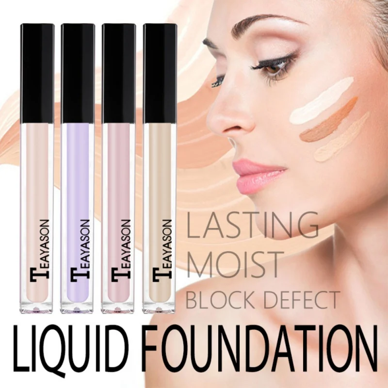 Liquid Foundation Face Base Isolation Maquiagem Beauty Natural Oil-Control Concealer Hide Pores Freckles | Красота и здоровье