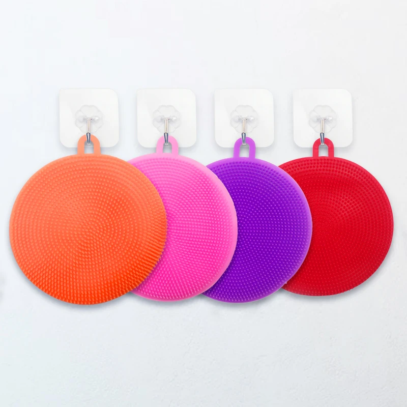 Волшебные чистящие щетки мягкая силиконовая миска для посуды сковорода губки