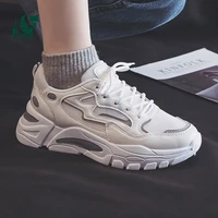 2021 spring new dad shoes breathable korean leisure sports shoes fashion student running shoes womens vulcanize shoes
