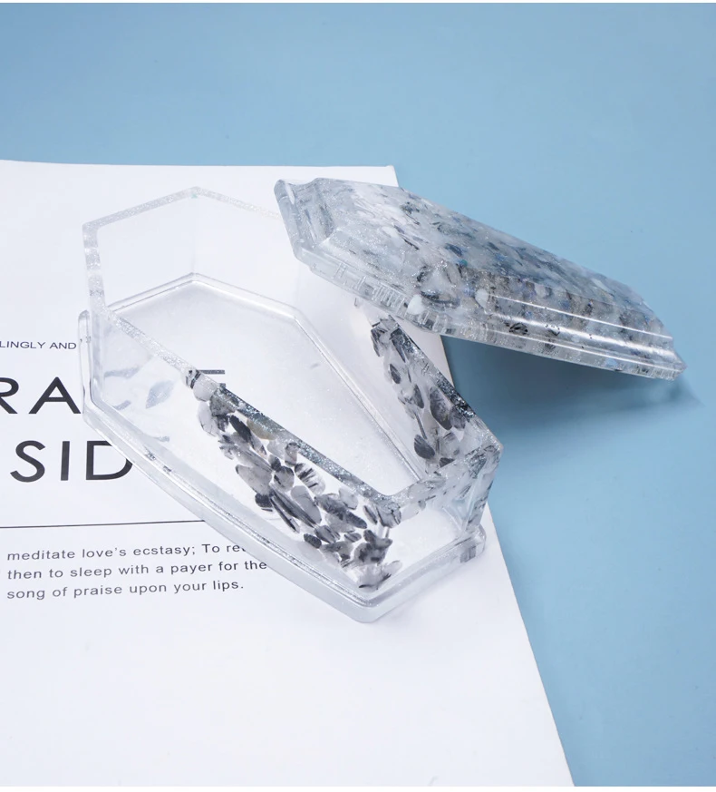 Коробка для гроба силиконовая форма готического контейнера на Хэллоуин кавайная