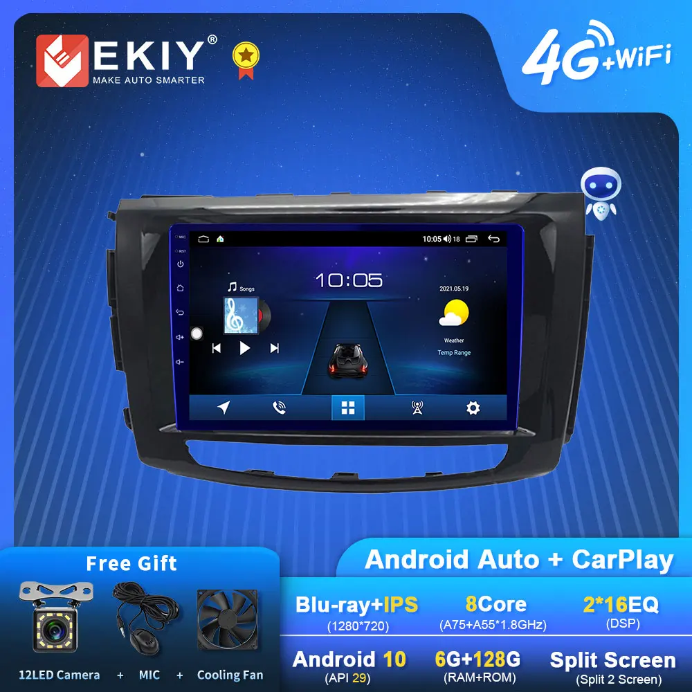 

EKIY S7T Android 10 Car Radio For Greatwall GWM STEED6/Greatwall Wingle 6 RHD 2015 GPS Navi 1280*720 IPS DSP Carplay Stereo DVD