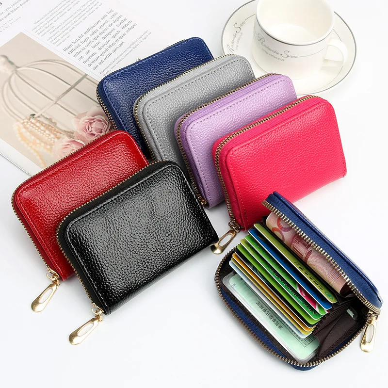 

Multi-card Slot Thin Large-capacity Small Wallet Men's and Women's Clutch Bag Organ Driver's License Card Holder Short Wallet