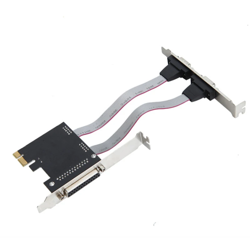 MCS9900 чипсет PCI-E до 2 DB9 RS232 последовательные порты + 1 DB25 параллельный LPT порт адаптер
