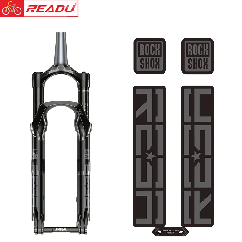 2020 rockshox reba mountain fork sticker bicycle accessories MTB bike front fork decal