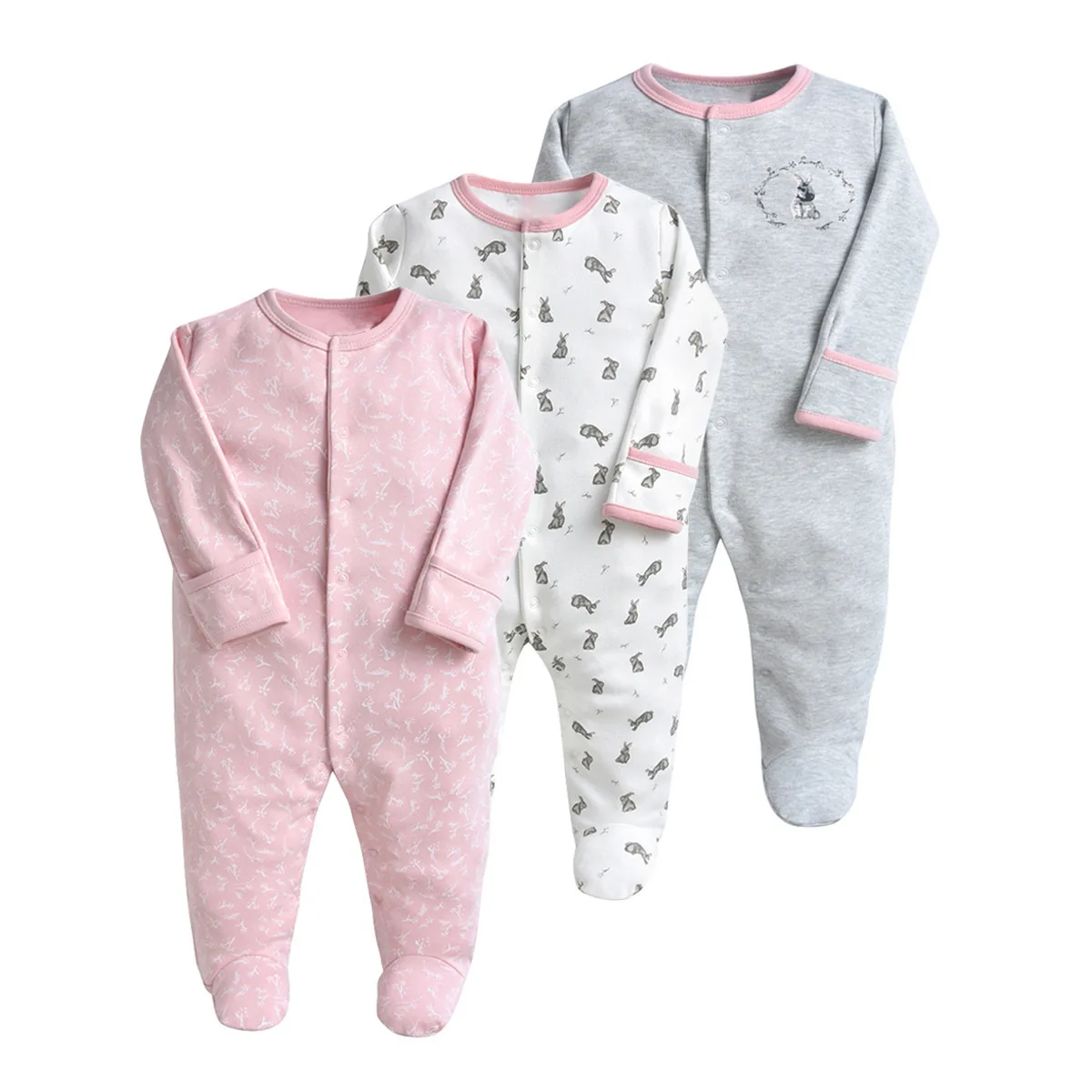 

malapina Baby Girl Romper Newborn Sleepsuit Flower Baby Rompers 2020 Infant Baby Clothes Long Sleeve Jumpsuits Baby Boy Pajamas