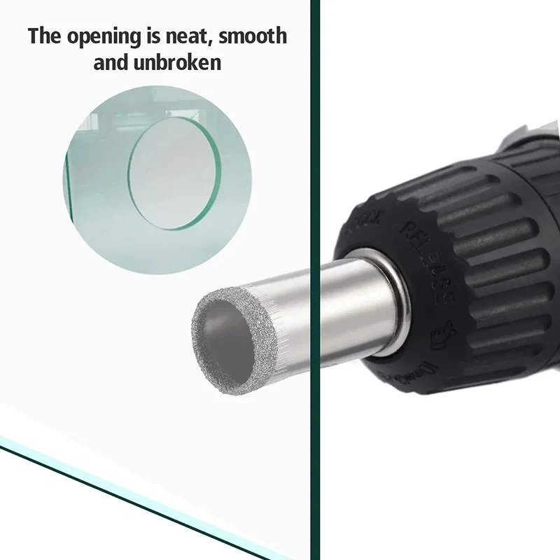 Набор сверл с алмазным покрытием комплект из 15 насадок диаметром 6 50 мм для