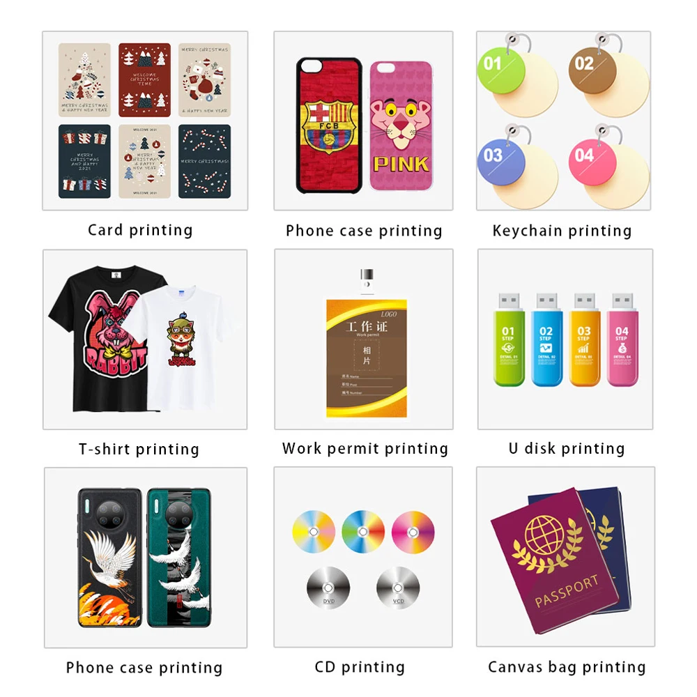 Многофункциональный УФ планшетный принтер A4 размер подходит для Мобильный