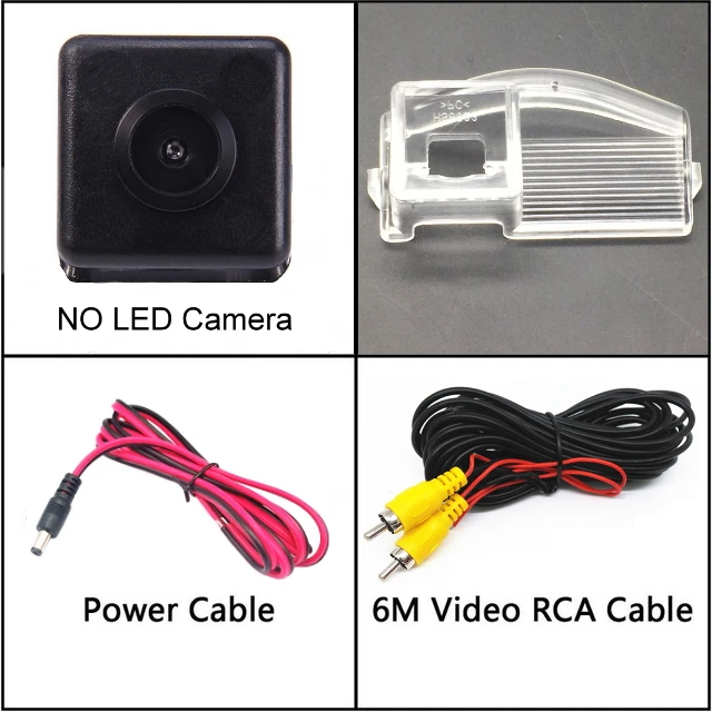 NO LED Для Mazda 3, Мазда 3, M3, хэтчбек, спорт, 04~ 13, камера заднего вида, камера заднего вида, Автомобильная камера заднего вида, HD CCD, камера ночного видения, автомобильная камера - Название цвета: NO LED