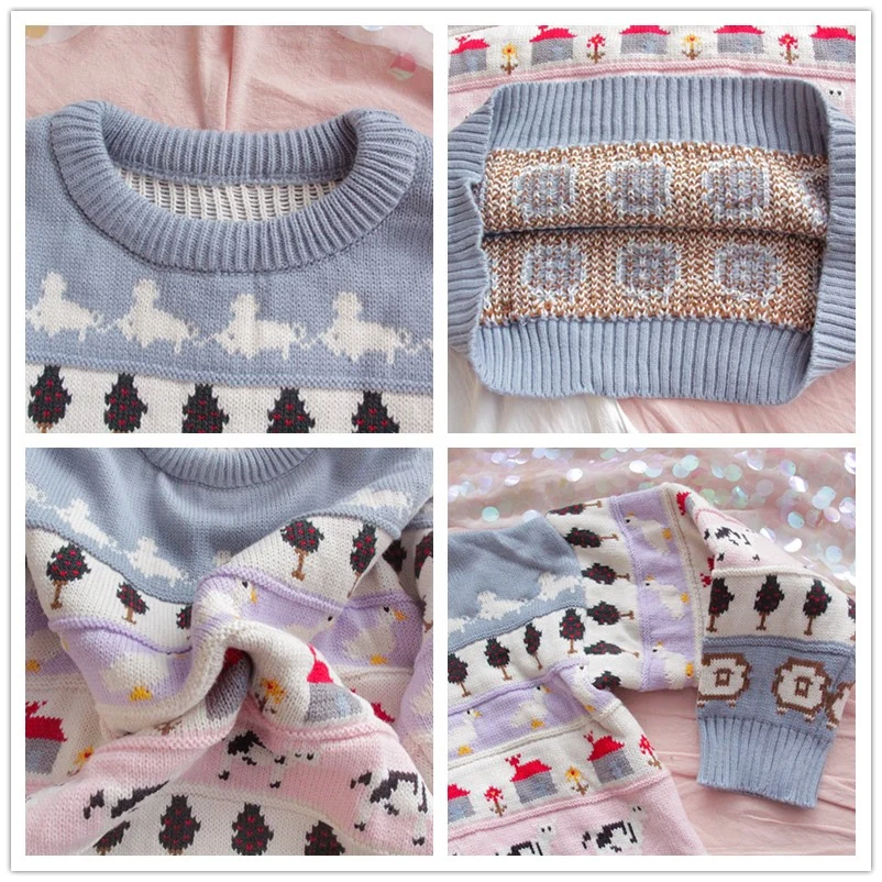 

Autumn Vintage Ladies Sweaters Women Thick Pullover Winter Warm Knitting Jumper Soft Long Sleeve Sweater Lovely Japanese Tops