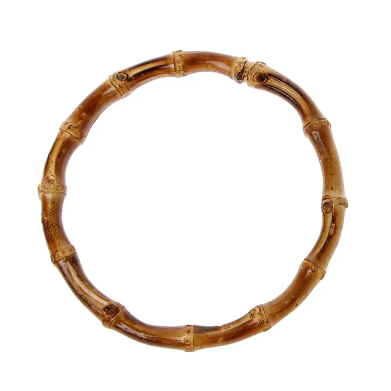 

1 х круглая бамбуковая ручка для женских сумок, аксессуары «сделай сам», хорошее качество, 13x13 см, G5AE