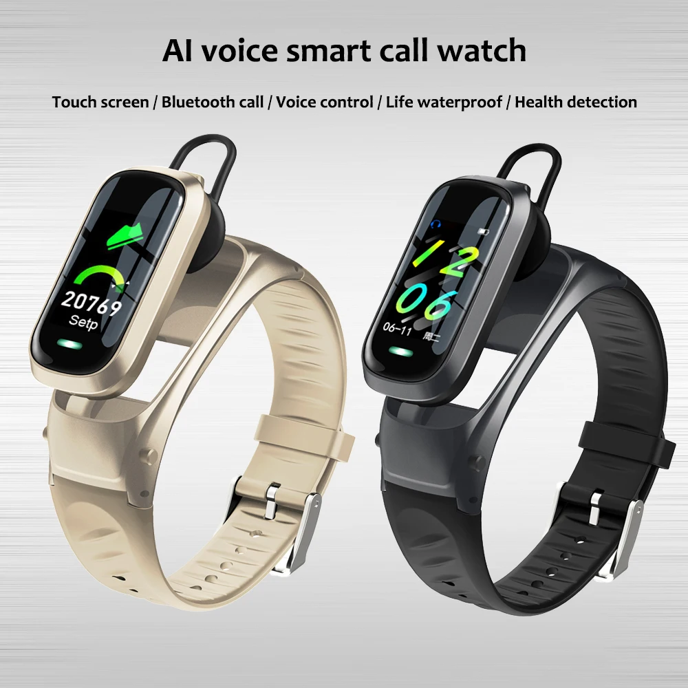 B9 умный Браслет Bluetooth гарнитура модные спортивные часы IP67 Водонепроницаемый