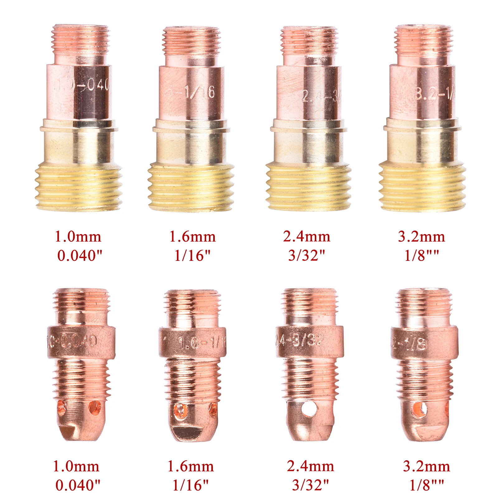 Набор из 49 предметов газовые линзы Pyrex для TIG сварочной фонарь WP17/WP18/WP26/TIG 10